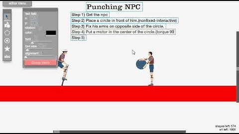 Happy Wheels Tutorial-Punching NPC