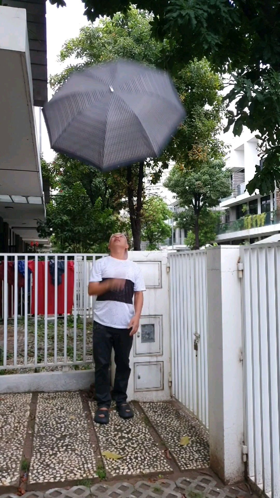 Impossible Flying Umbrella #magic #funny #entertainment