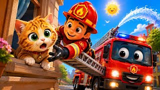 İtfaiye Geliyor! 🚒🔥 | İtfaiye Aracı Şarkısı | Çocuk Şarkıları Türkçe | Topaç TV