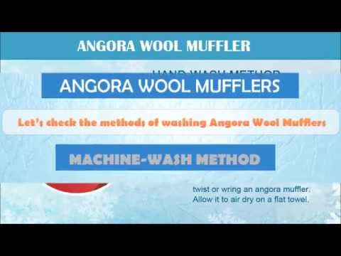 How To Wash Angora wool mufflers? Hand & Machine wash methods tips