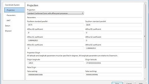 Finish Strong Friday: Custom Ground Coordinate System in a Lambert Conic State