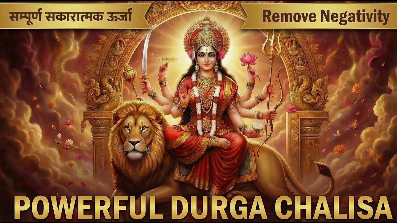 सम्पूर्ण दुर्गा चालीसा | Powerful Durga Chalisa | Remove Negativity & Fear Immediately | Full Lyrics