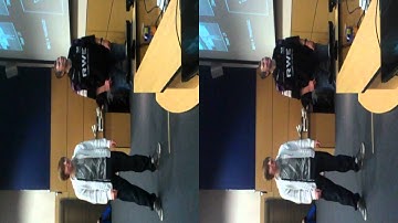 School of Computing Christmas Lecture in 3D - who moves more :)