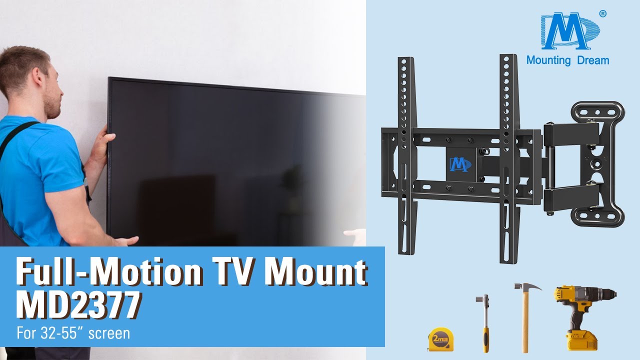 Duronic TVB123M Soporte TV de Pared Inclinable Ultra Delgado para Pant