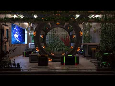 Space Sounds for Sleep or Studying | White Noise with Deep Bass 3 Hours | Spaceship Ambience
