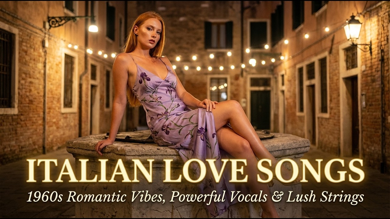 Vintage Italian Love Songs ♥ 1960s Romantic Vibes, Powerful Vocals ...
