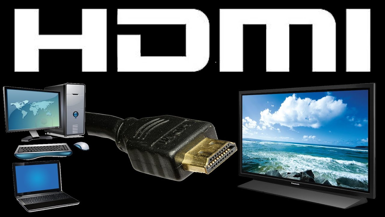 Connect Computer to TV With HDMI With AUDIO/Sound - YouTube