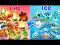 PvZ 2 Team FIRE vs Team ICE - Who Will Win? - Pvz 2 Team Plant Vs Team Plant