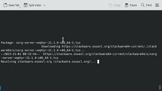 Upgrade sorg-server-xephyr slackware