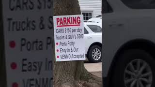 Eye-popping parking prices for the NFL Draft