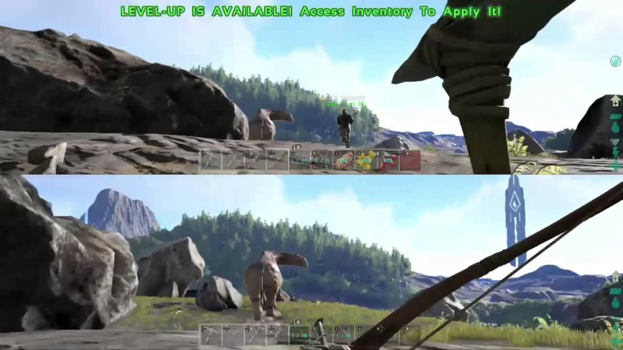 ARK: Survival (Game Preview) 2 players screen -