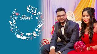 wedding invitation card PRADEEP & PREETY SAVE TO DATE