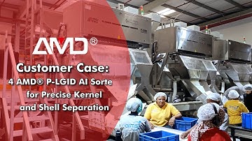 Customer Case: 4 AMD® LGID AI Sorters for Precise #Walnut Kernel and Shell Separation