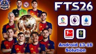 FTS 26 | HOW TO DOWNLOAD First Touch Soccer 2026 Mod APK OBB On Android (13 - 16 ) | #fts26 