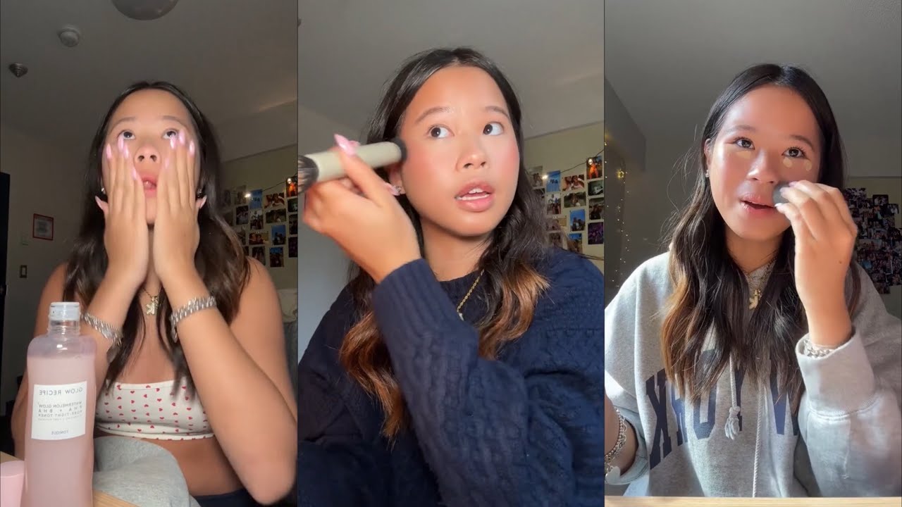 Katie Fangg GRWM - TikTok compilation