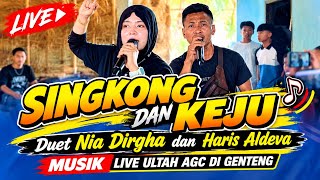 SINGKONG DAN KEJU duet Nia Dirgha dan Haris Aldeva musik live ultah AGC di Genteng