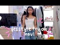 yesstyle try on clothing haul 2024 || trendy, aesthetic, coquette 🎀
