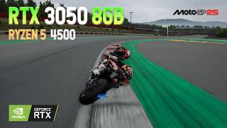 MotoGP25 - RTX 3050 8GB + Ryzen 5 4500 | 1080p
