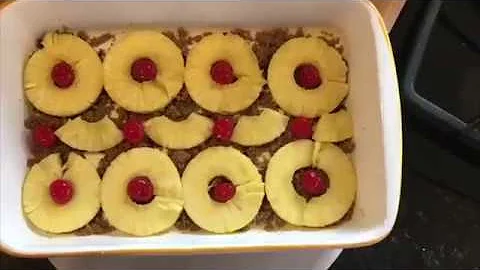 Upside Down Pineapple Cake