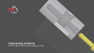 Tracking Points for Centerline Drilling - NX CAM