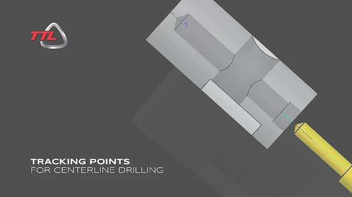 Tracking Points for Centerline Drilling - NX CAM