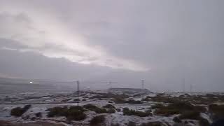 Mina Pirquitas se cubrió de nieve