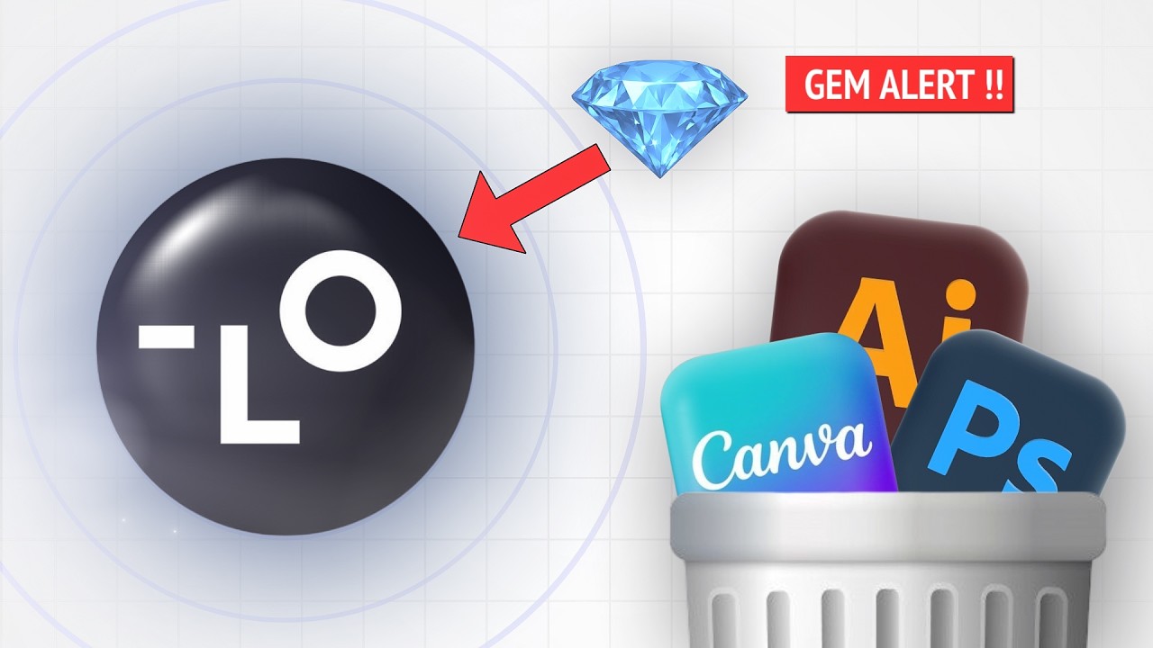 Уникальная находка! Этот инструмент на основе искусственного интеллекта заменяет Canva и Photosho...