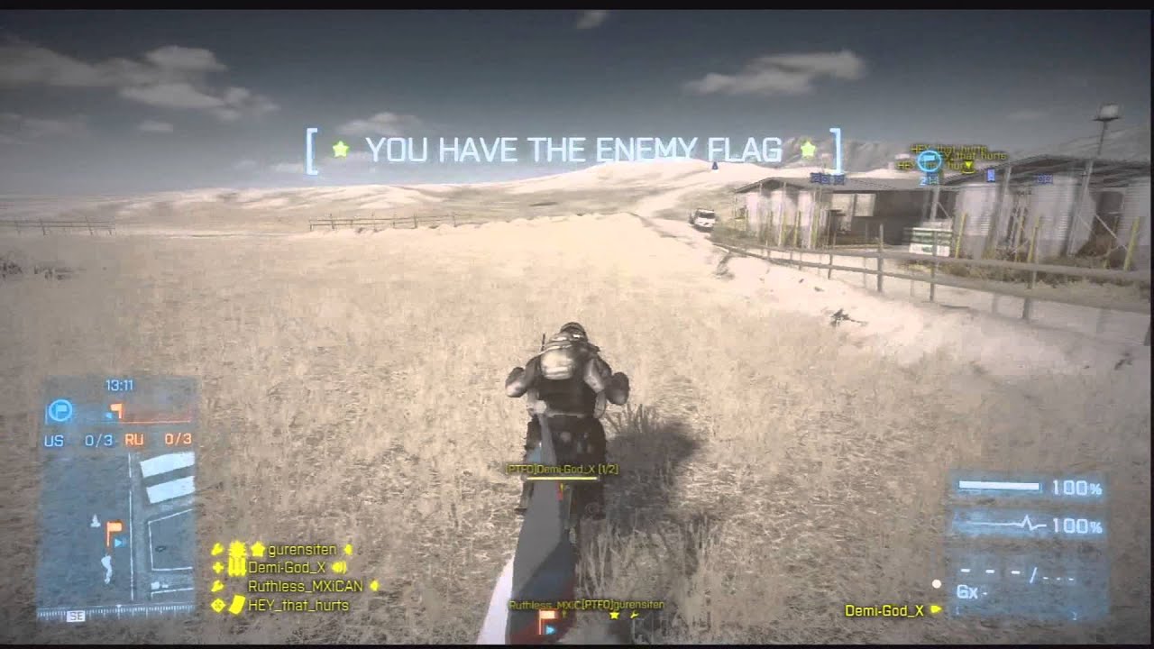 CTF on Nabandan Flats Battlefield 3 End Game