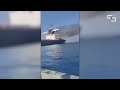 Cargo indiano colpito nello Stretto di Hormuz: le immagini della nave dopo l’attacco