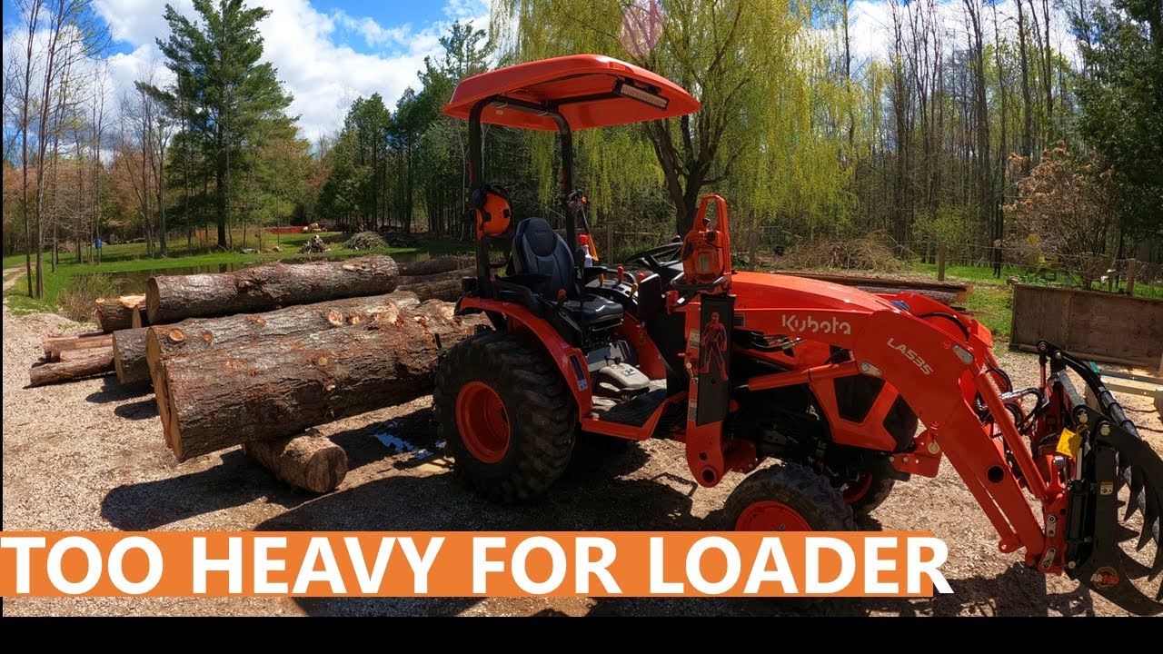 91 Too Heavy For Front End Loader? No Problem YouTube