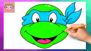 How To Draw Teenage Mutant Ninja Turtle | Cute Easy Step By Step Drawing Tutorial