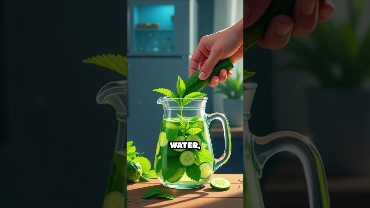 Cucumber Mint Water: Curb Cravings Naturally