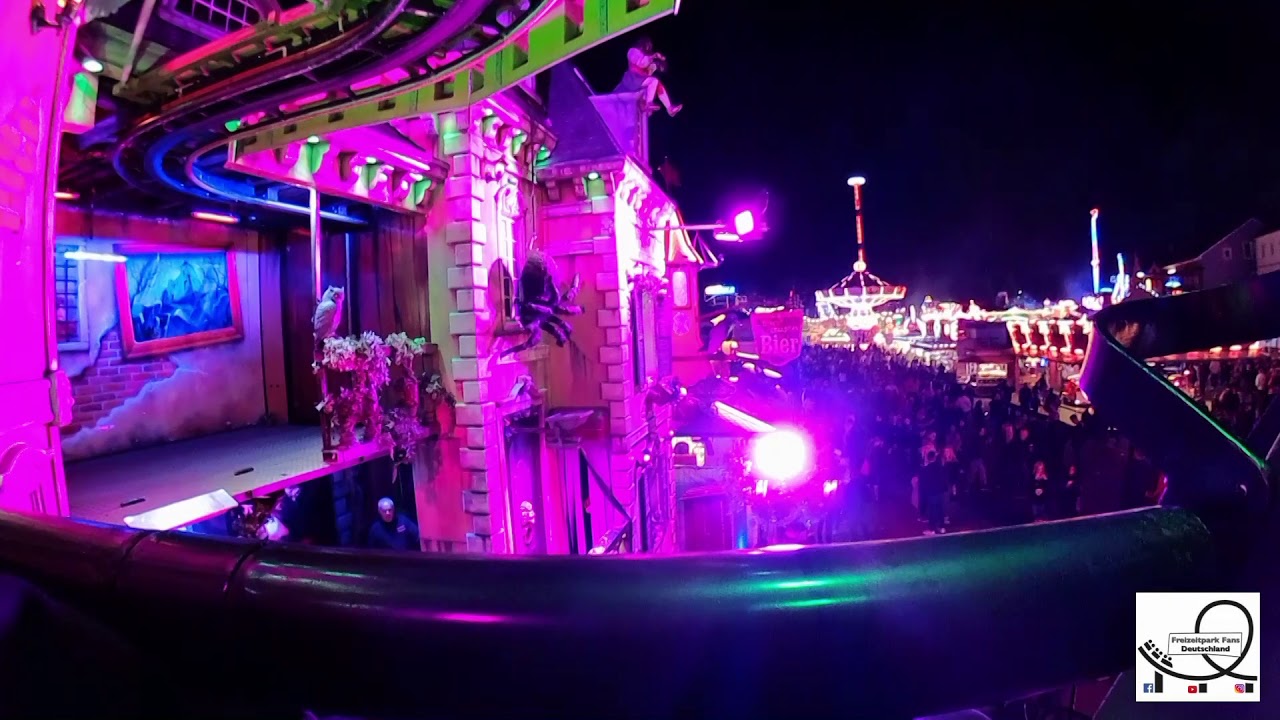 Haunted Mansion - Geisterbahn -POV Onride / Offride -Jahrmarkt Bad Kreuznach 2017