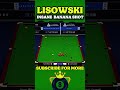 Lisowski’s INSANE Banana Shot! 🤯🎱🔥#snooker #shorts