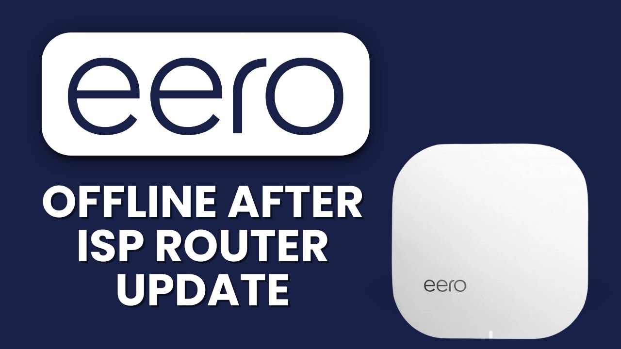 Eero App Offline After ISP Router Update ⚠️ How to Reset VLAN - YouTube