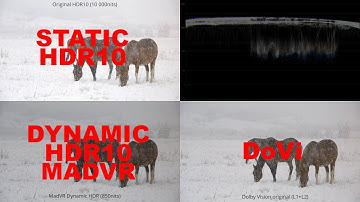 madVR Dynamic HDR (v187) vs Dolby Vision (L1+L2) vs Static HDR10 10 000nits