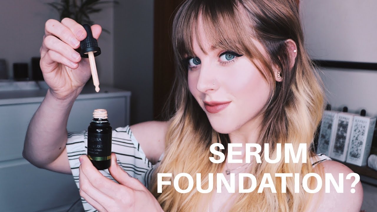 Clean Beauty Foundation Routine + Gressa Minimalist Serum Foundation Demo