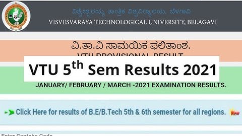 VTU UPDATE : 5TH SEM AND 6TH SEM CBCS RESULTS? |VTU 5TH S RESULTS | VTU UPDATE :4-5-2021|VTU RESULTS