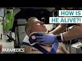 Head On Collision Sends Biker Flying | Paramedics