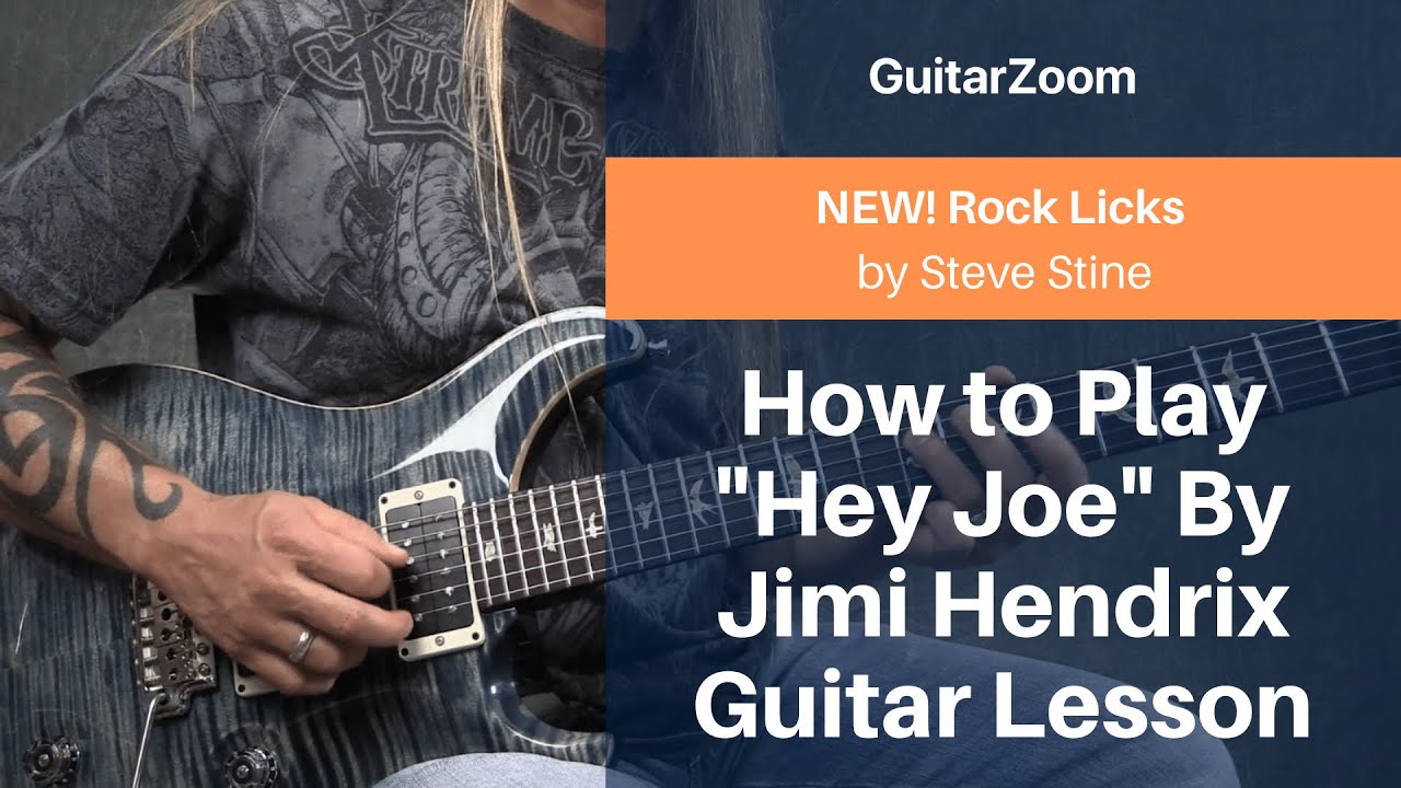 Hey Joe Guitar Lesson (LEAD) 