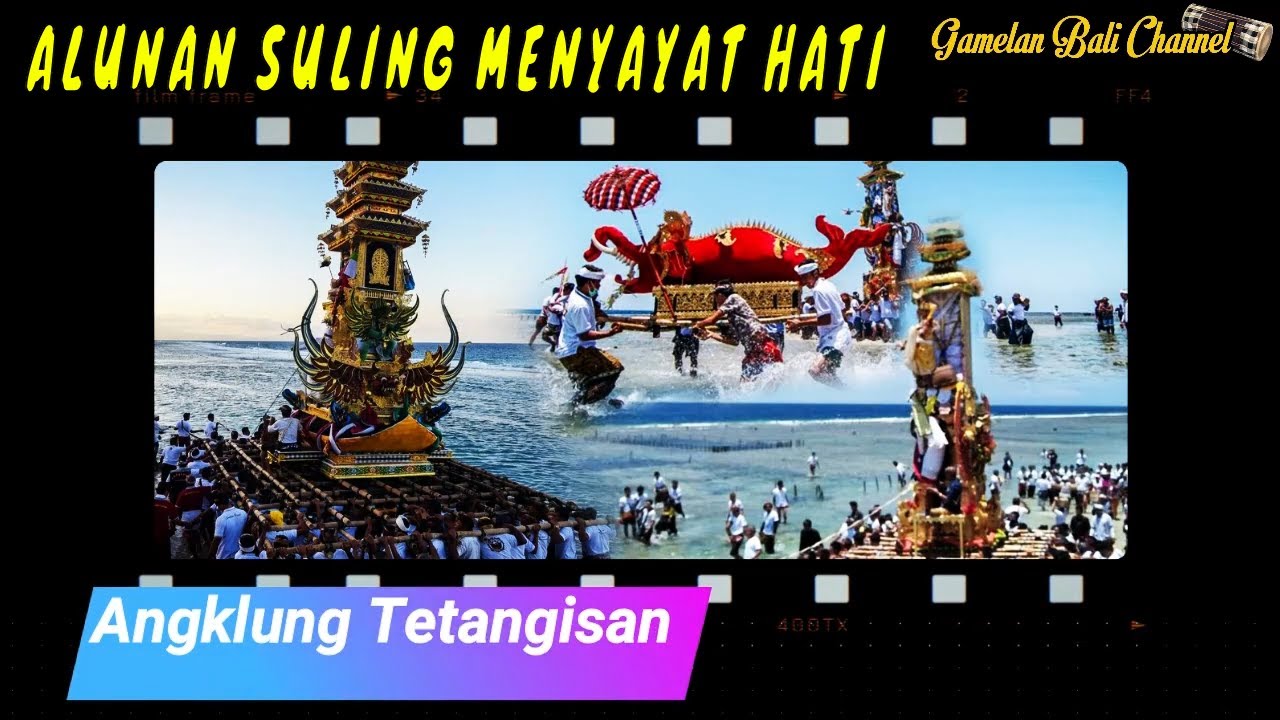 ANGKLUNG BALI KUNO ALUNAN SULING MENYAYAT HATI - ANGKLUNG TETANGISAN - PITRA YADNYA PALEBON NGABEN