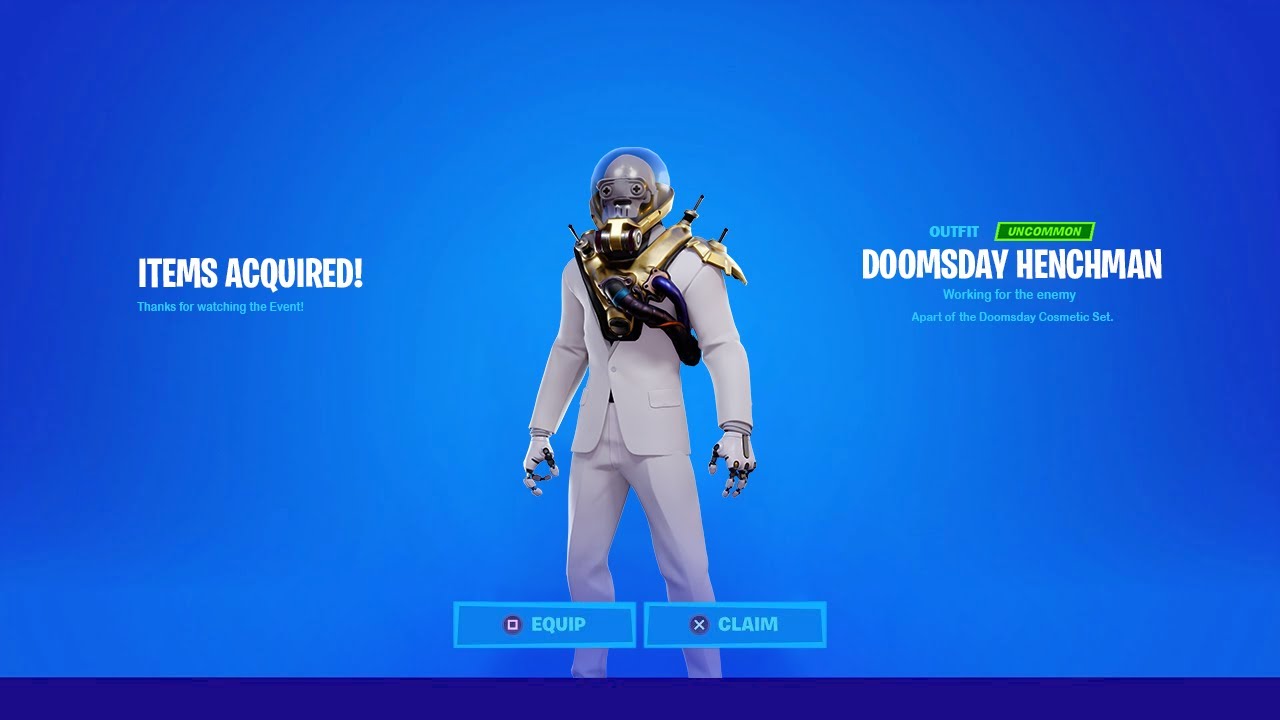 Doomsday Event Free Skin Youtube