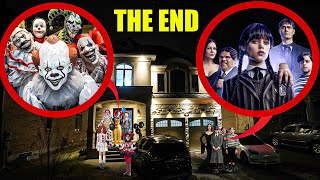 If You Ever See Clown Army Vs The Addams Family At Your House Run  Fight