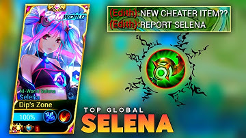 SELENA NEW CHEATER ITEM??? ONE SHOT KILL BUILD | TRY IT | SELENA MLBB.