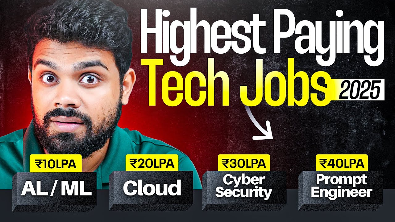 Top 7 Highest Salary Tech Roles in 2025 YOU MUST KNOW ! - YouTube