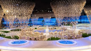 Breathtaking CRYSTAL TORNADOS in Qatari Wedding Endless Dream