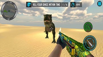 Real Dino Hunter Fps Shooter Android ios Gameplay - Dinosaur game - Dinosaur Planet Gaming #12
