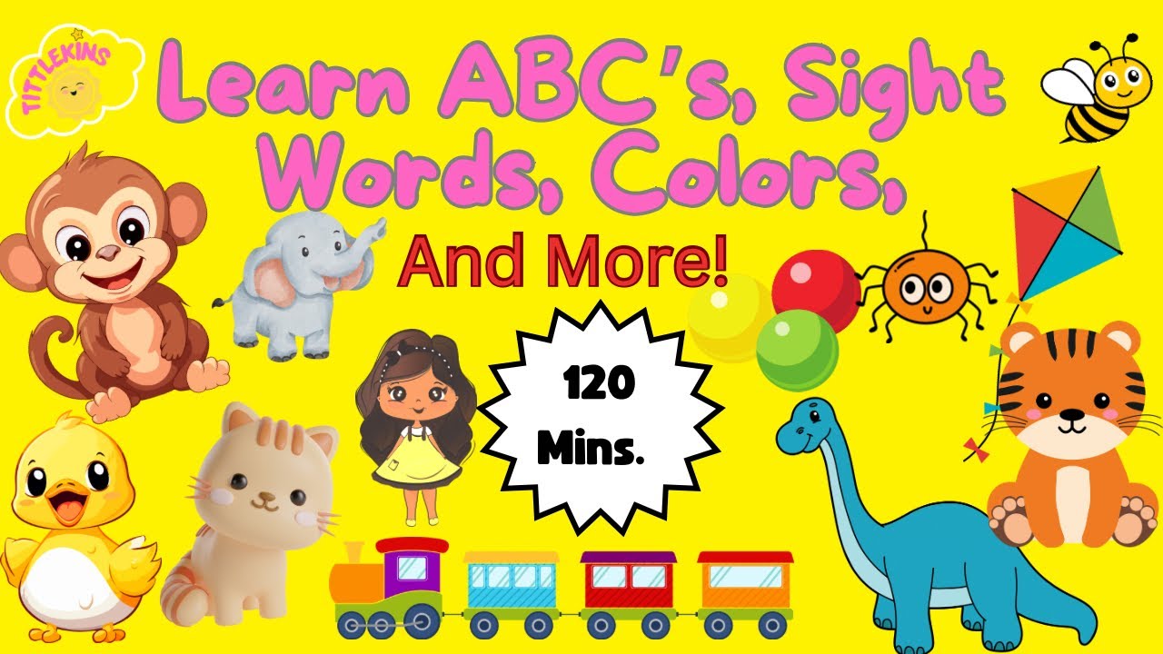 Learn ABC’s, Words, Colors,Numbers, Animals,Opposites,Phonics and More! 