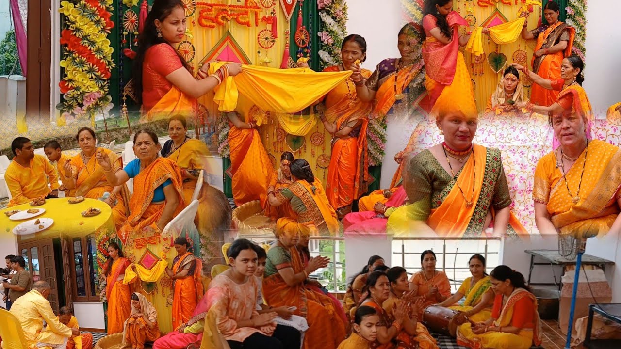 Haldi hath l pahadi wedding vlog part 1 ll Rukma devi vlog 