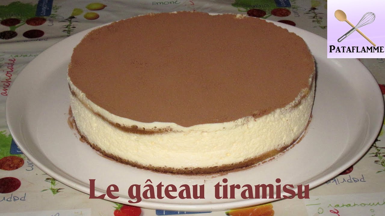 Gâteau youtube façon cake   tiramisu tiramisu YouTube  cake  Tiramisu  bavarois